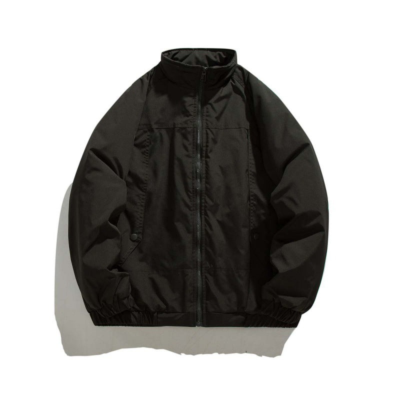 Japanese-style Retro Personality Cotton Coat With Solid Color