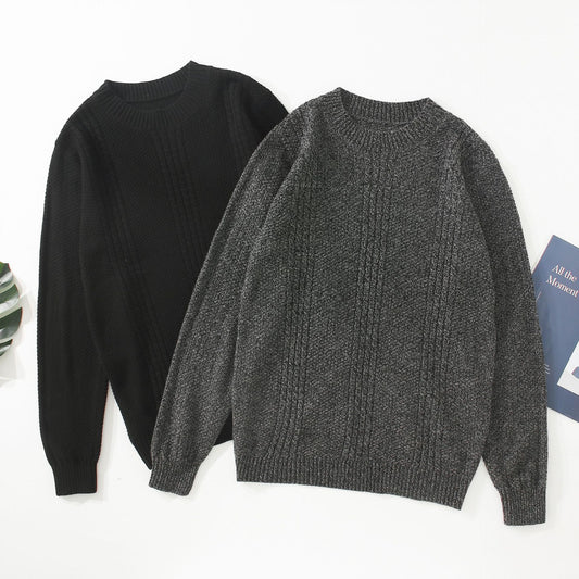 Basistrikket All-match Herresweater Til Efterår Og Vinter