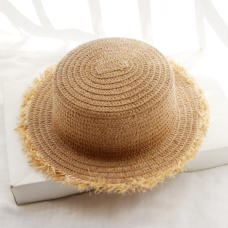 Straw Hat Ladies Sunshade Sunscreen Outdoor Garland