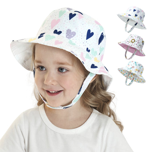 Children's Sun Double-sided Baby Bucket Hat