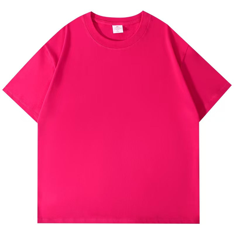 Solid Color Loose Half-sleeved T-shirt
