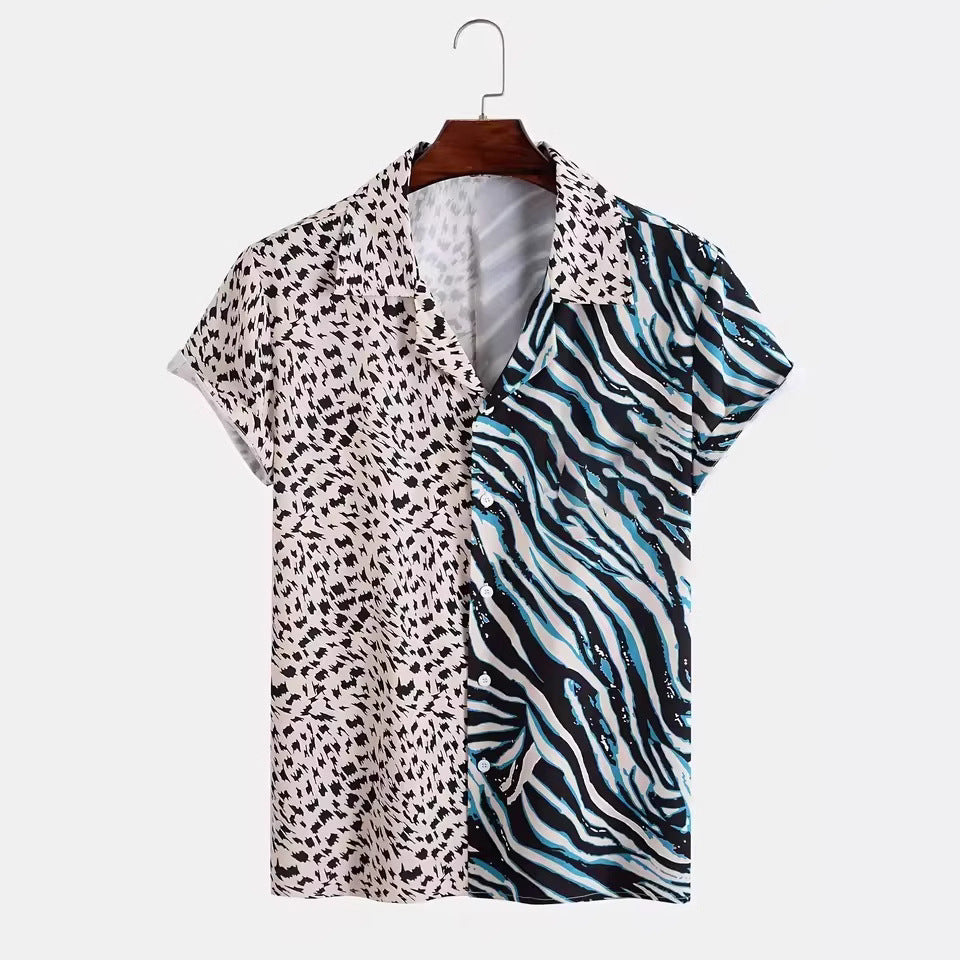 Hawaiian Vacation Clothing Men's Fashion Beach Style Shirt