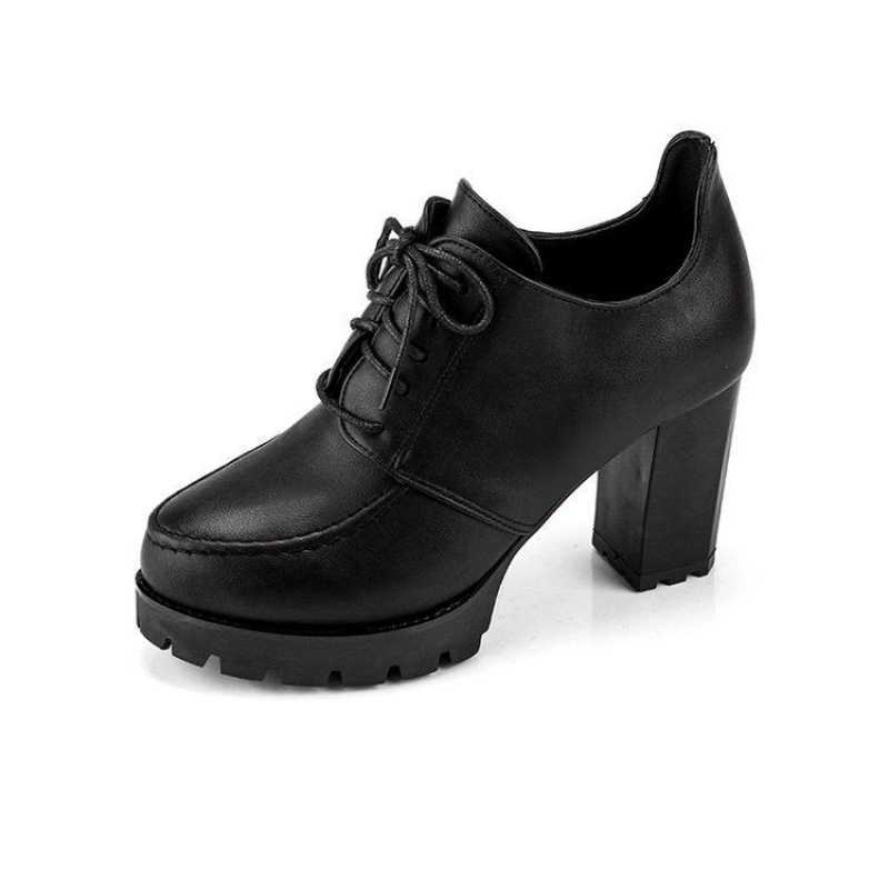 Kvinders platformsandal med tyk hæl og høj hæl