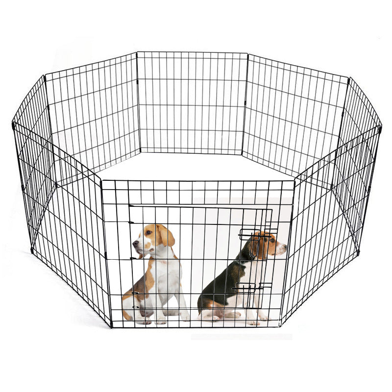 Foldable Pet Fence Partition Gate Dog Cage Enclosure