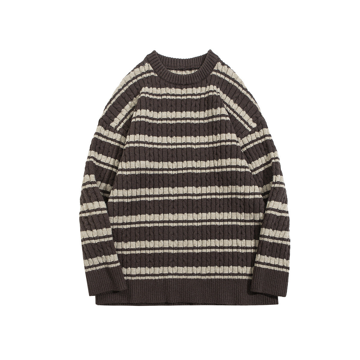 Winter Retro Couple Sweater Round Neck