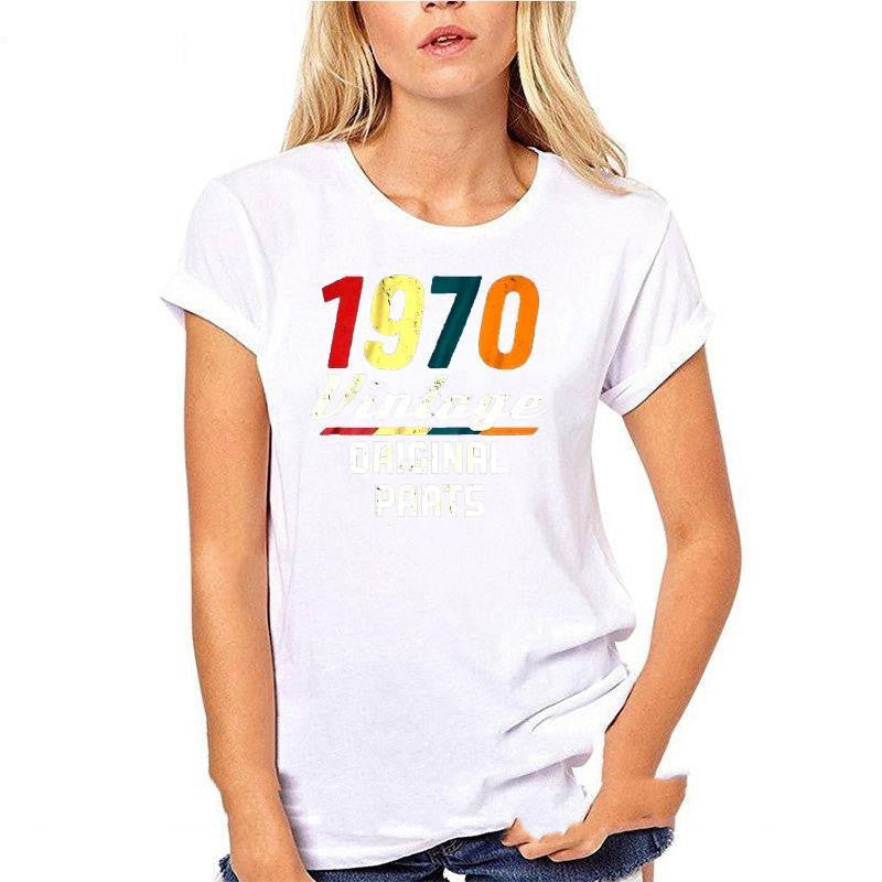 Ny Fashion Europæisk Og Amerikansk Print Rund Hals T-shirt