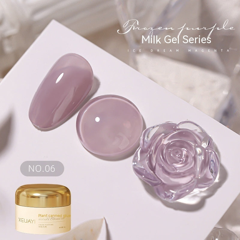 Milk Jelly Solid Color Summer Ice UV Polish