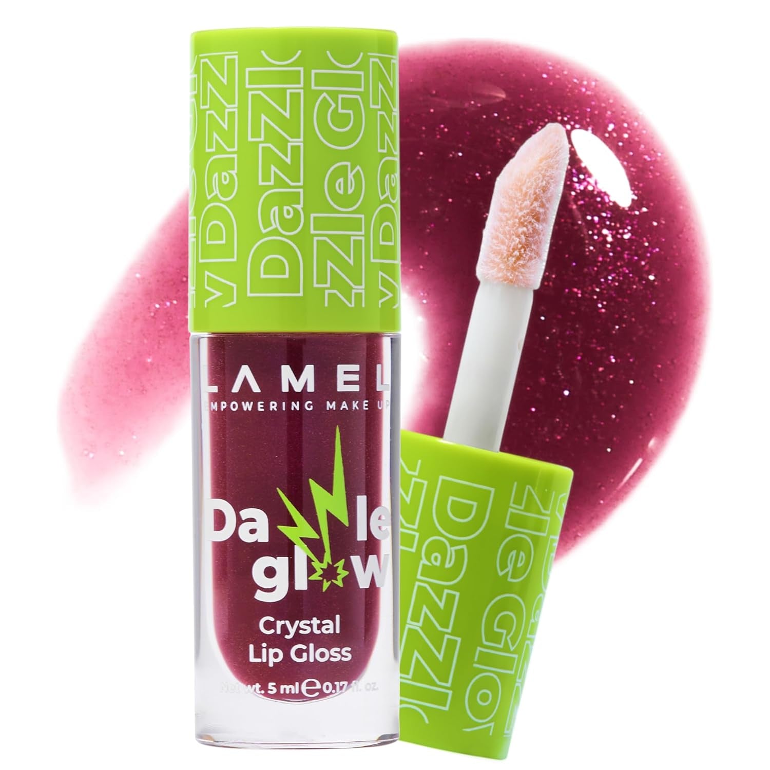 Dazzle Glow Crystal Clear Lip Gloss - Hydrating Lip Gloss - Non Sticky - Colored - Moisturizing - №404 You Can