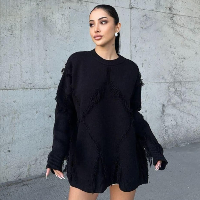 Women's Vintage Sweater Loose And Idle Knitted