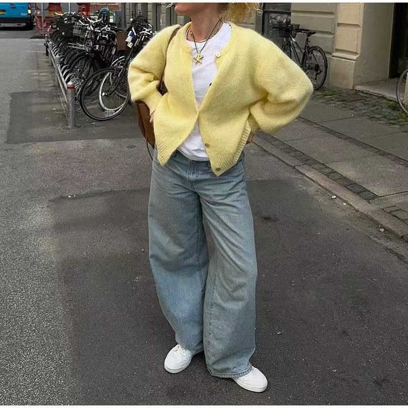 Efterår Ny afslappet sweaterjakke til kvinder