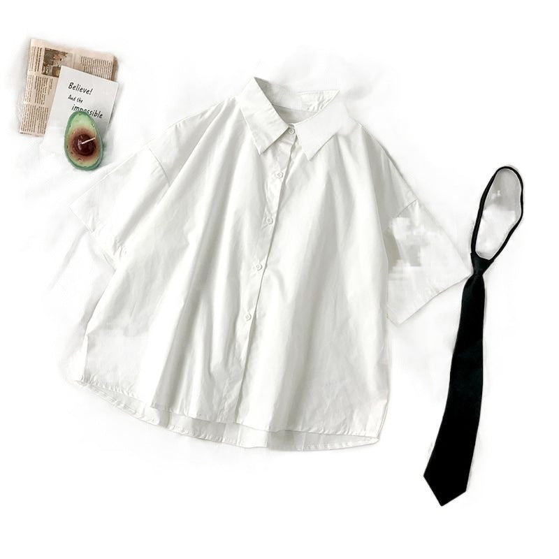New Summer Loose Casual Short-sleeved Shirt