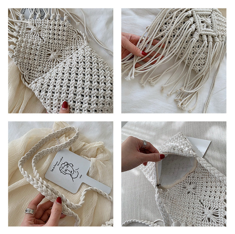 One Shoulder Diagonal Cross Bag Seaside Vacation