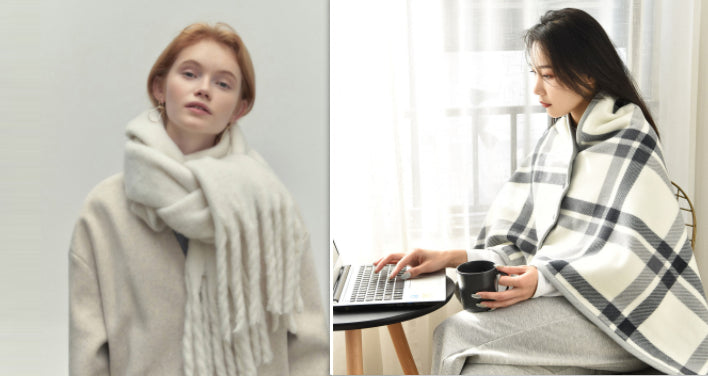 Glutinous Idle Style Thermal Long Scarf