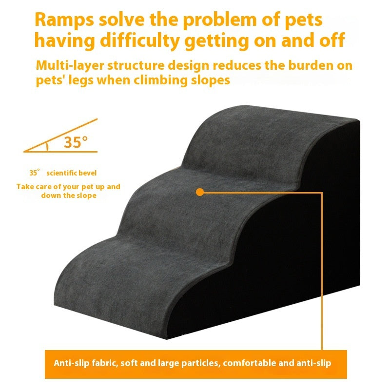 Pet Removable And Washable Stairs Bed Steps