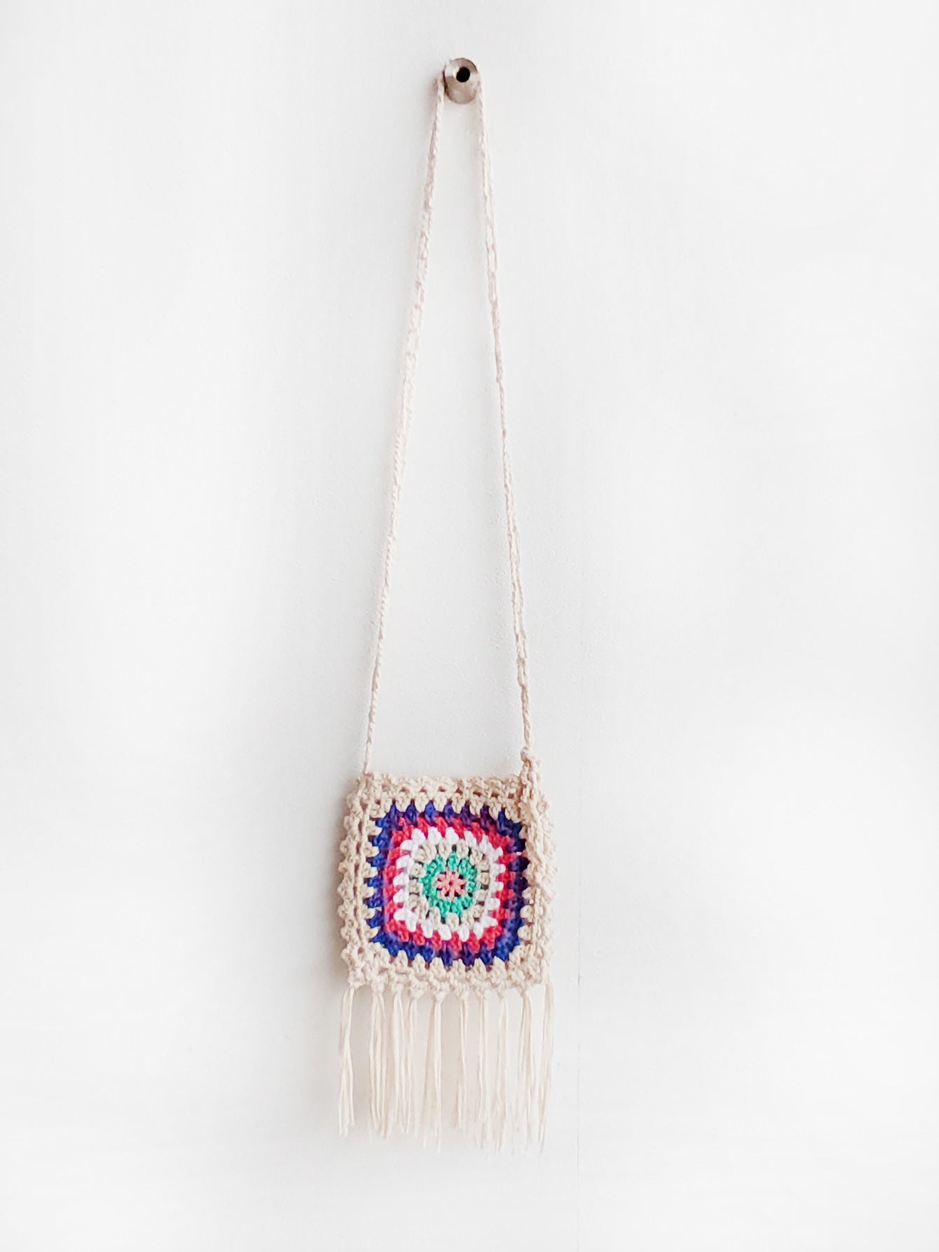 Single Shoulder Handbag With Pure Hook