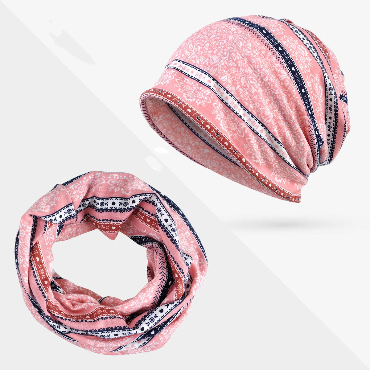 Knitted Cotton Printed Fashion Korean Version Windproof Baotou Maternity Maternity Hat