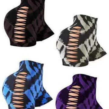 Tie-dye Yoga Bum Lift Shorts