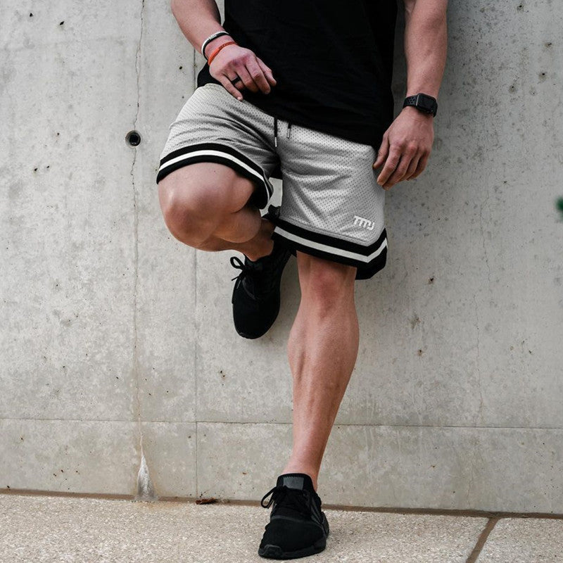 Loose Quick-drying Drawstring Over-the-knee Basketball Training Pants