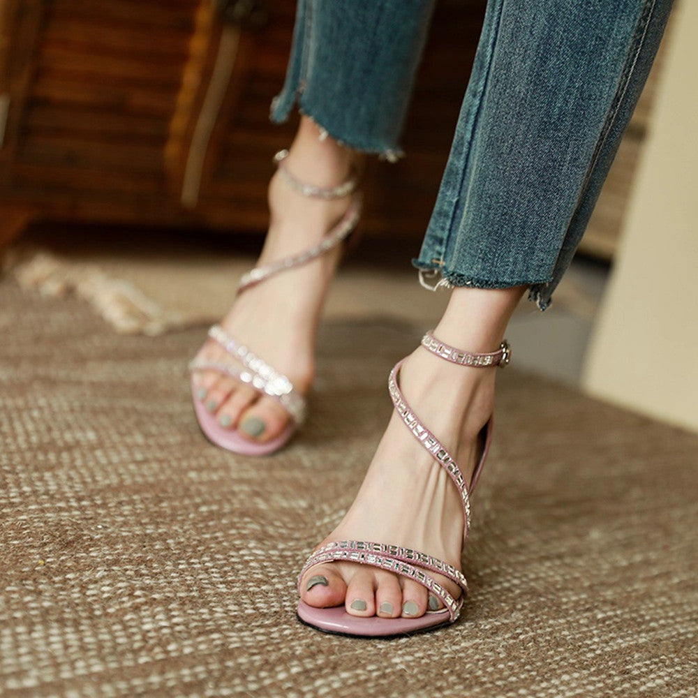 Women's Premium Sandals Stiletto Mid-heel