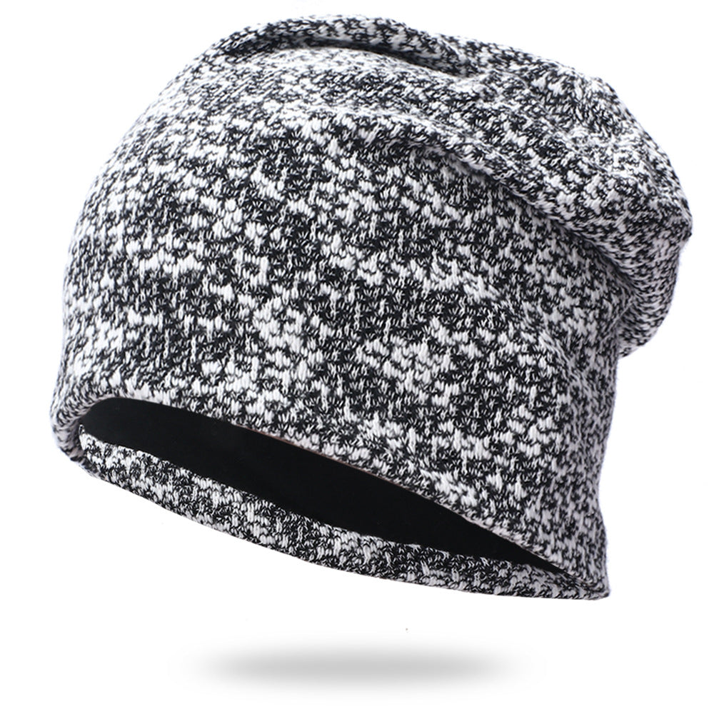 New Knitted Pullover Mixed Color Breathable Fashion Toe Hat