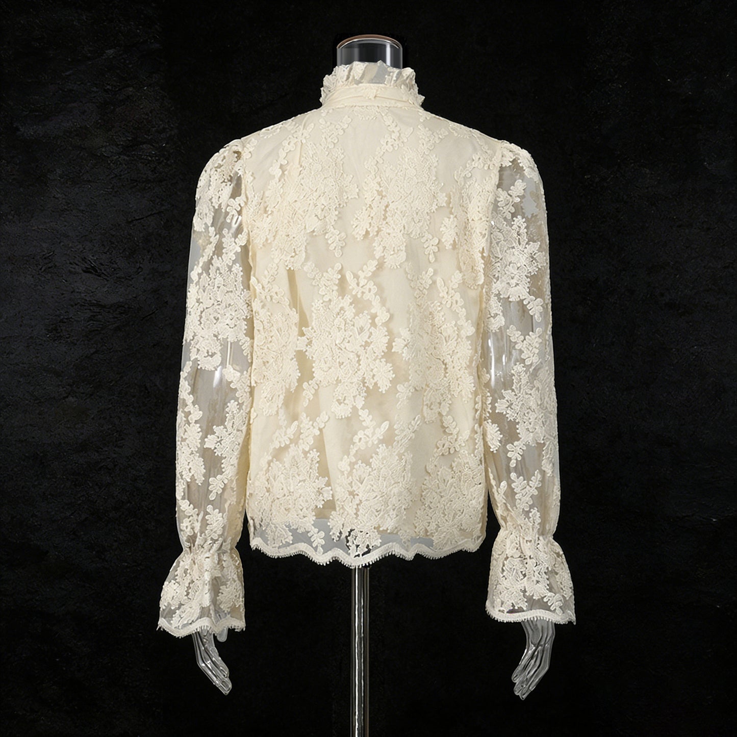 Women's Fashionable Retro Floral Print Top