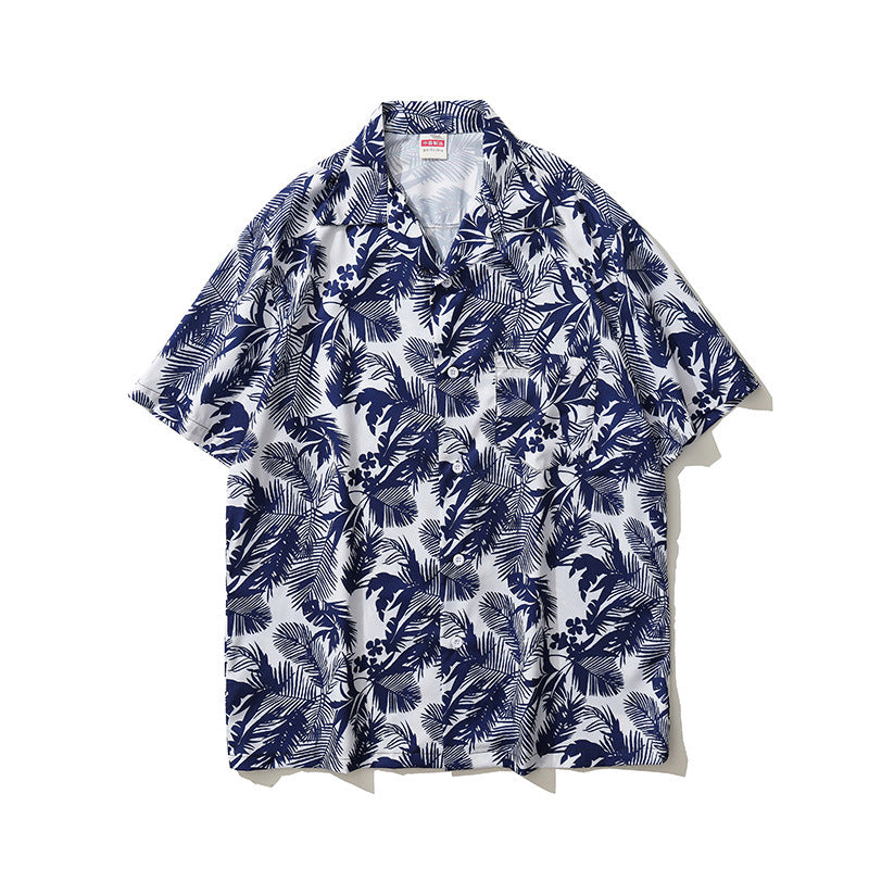American Retro Classic Cuban Bow Tie Shirt Men
