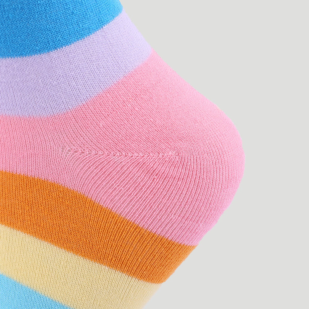 Festival Party Over The Knee Colorful Stripes Stockings
