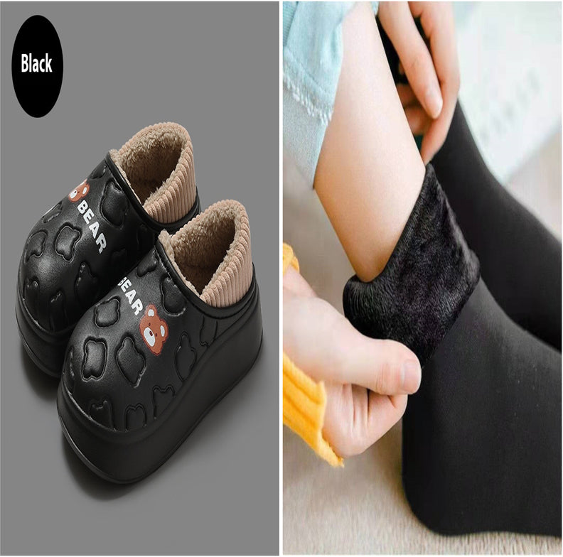 Eva Waterproof Cotton Slippers Women's Winter