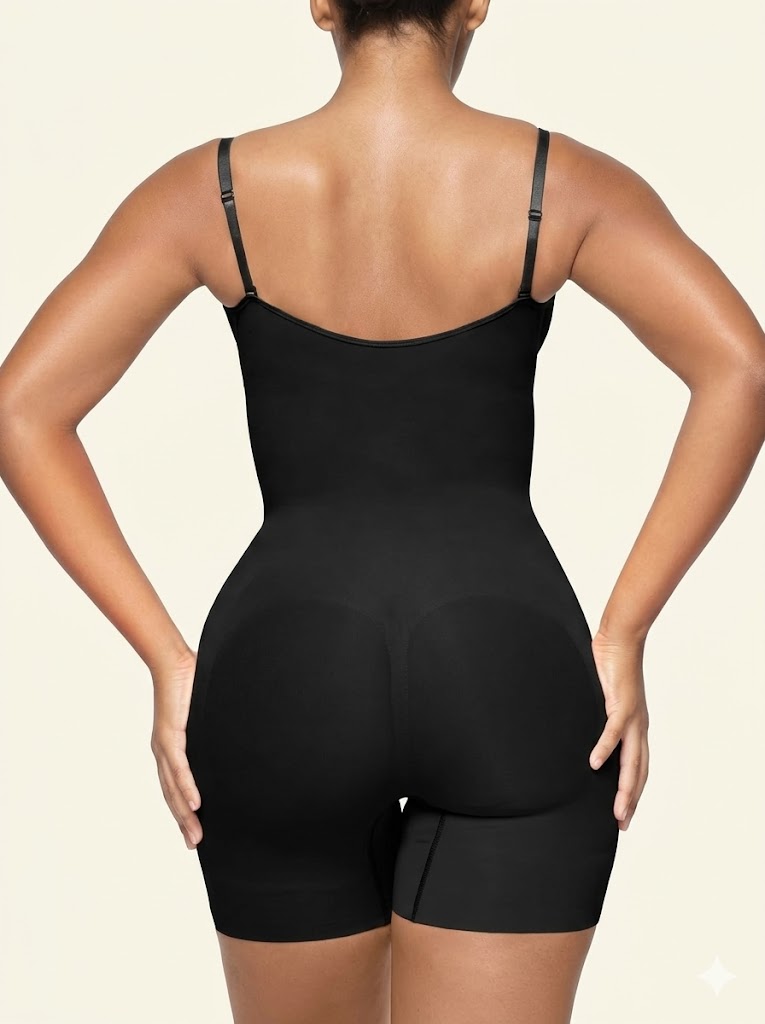 Open Bust Shapewear Mavekontrol Bodysuits til kvinder Sømløs kompression Højtaljet Body Shaper