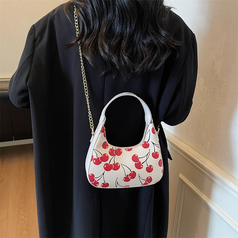 Autumn Printed Fashion Underarm Tote Bag