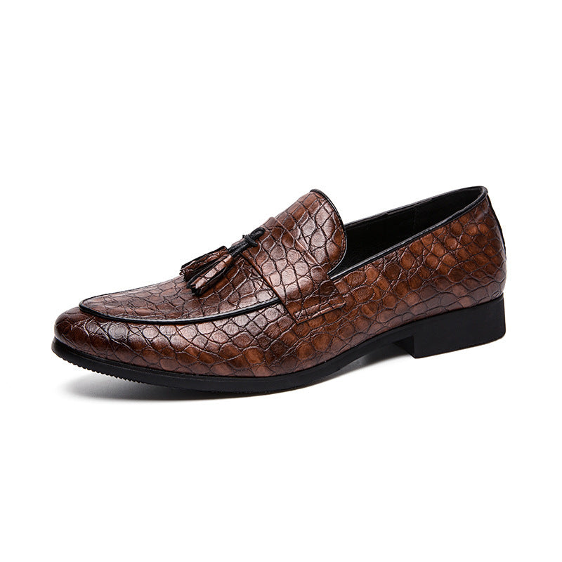 Nightclub Hair Stylist British Men's Pointed Shoes