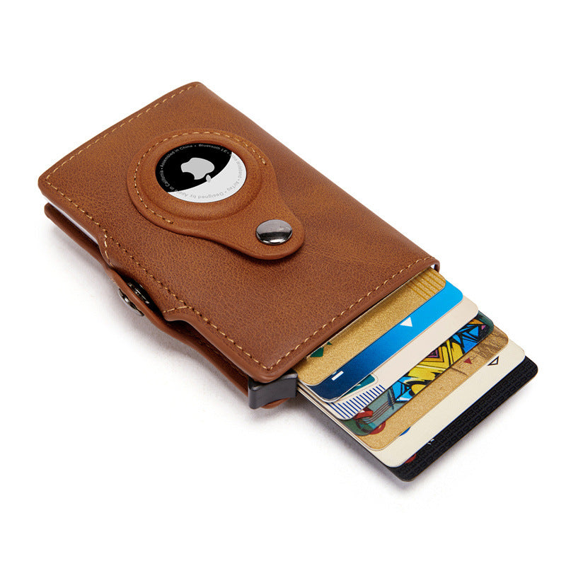 Anti-theft Brush Positioning Multi-card Aluminum Alloy Card Holder