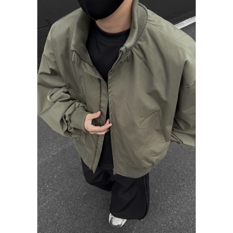 Men's Fashion Trend Cleanfit Silhouette Short Jacket