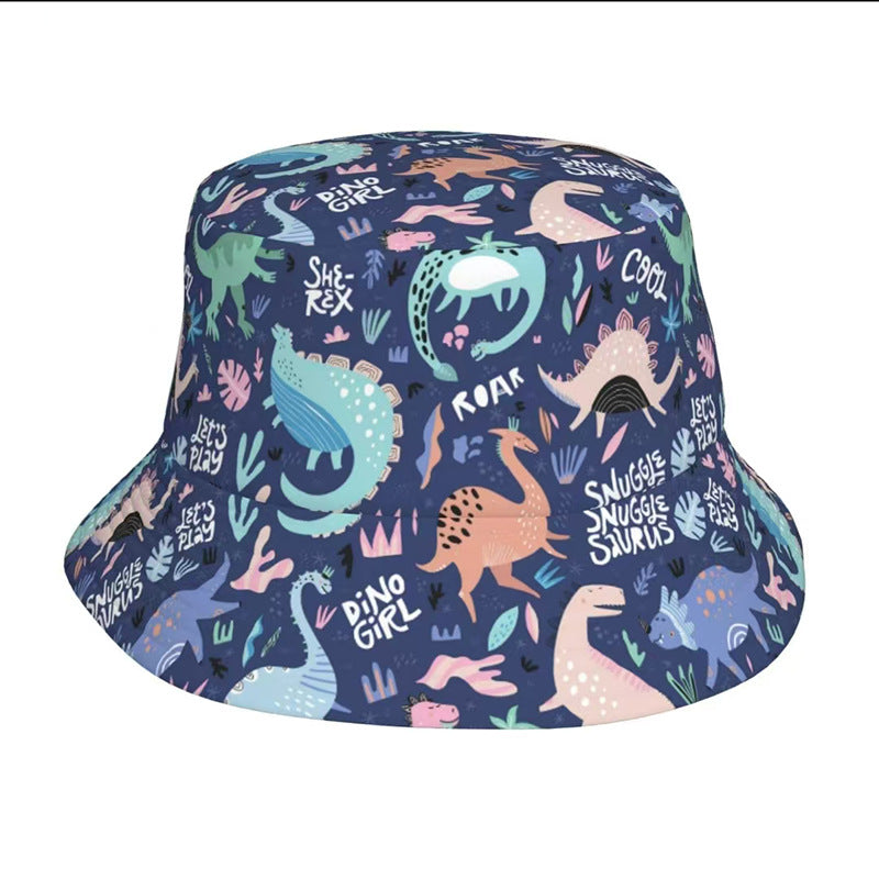 Creative Pattern Series Double-sided Wear Sunshade Breathable Bucket Hat