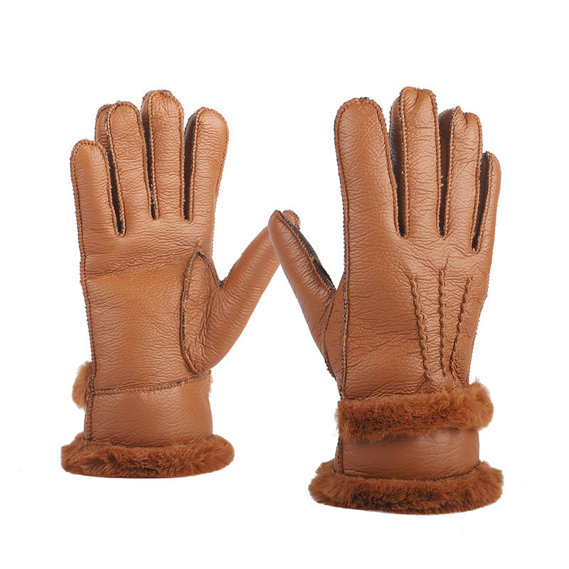 Non-slip And Velvet Thickened Outdoor Cycling Warm Gloves