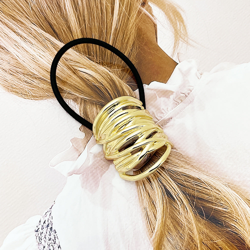 Metal Hair Accessories Hair Rope Cold Wind Ponytail Head Rope High Sense