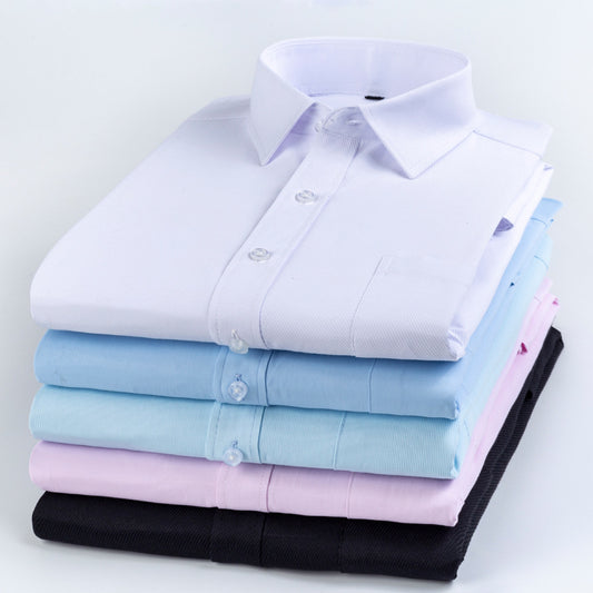New Business Striped Spring And Autumn Men's Long-sleeved Shirt