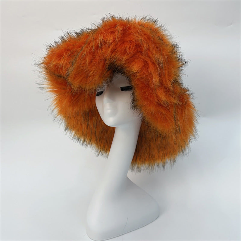 Fashionable All-match Raccoon Fur Hat