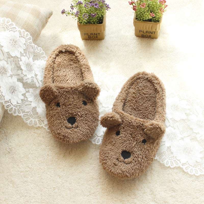 Autumn And Winter Cartoon Home Indoor Plush Slippers