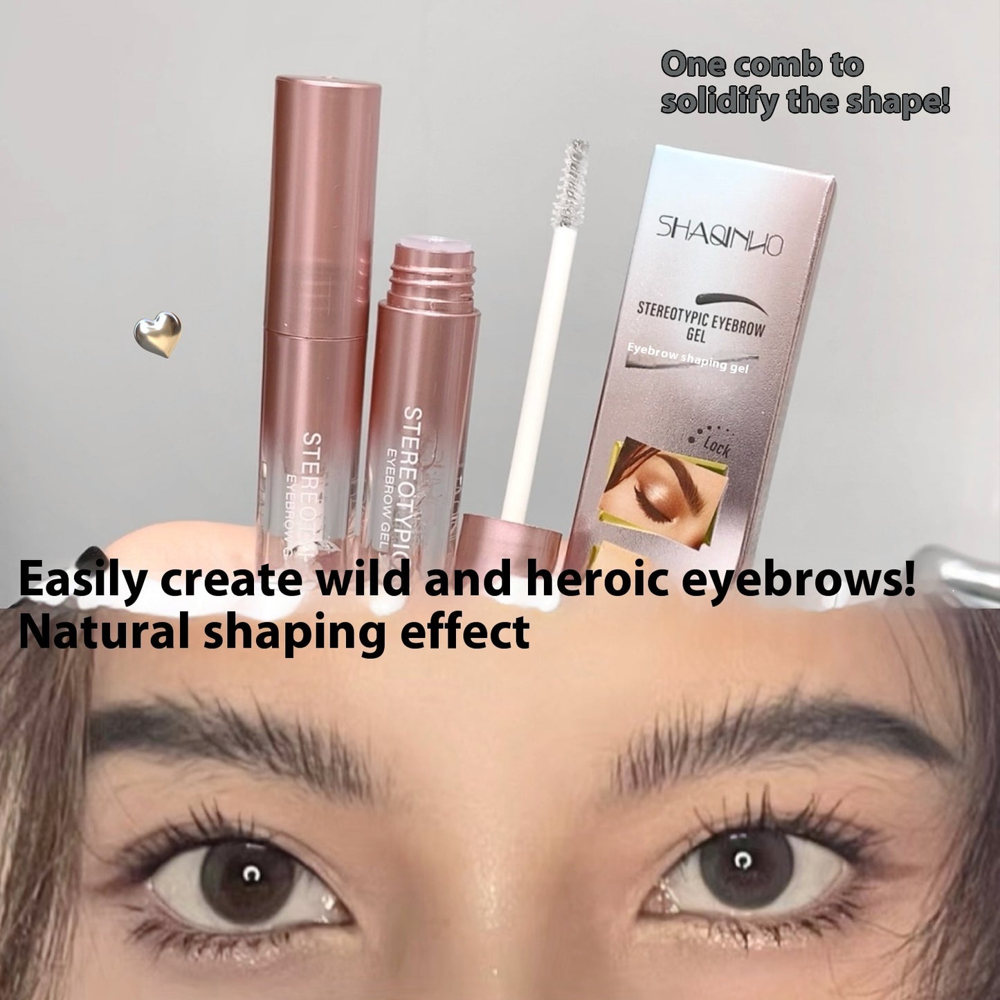 SHAQINUO Three-dimensional Shaping Eyebrow Gel Eyebrow Shaping Liquid Transparent