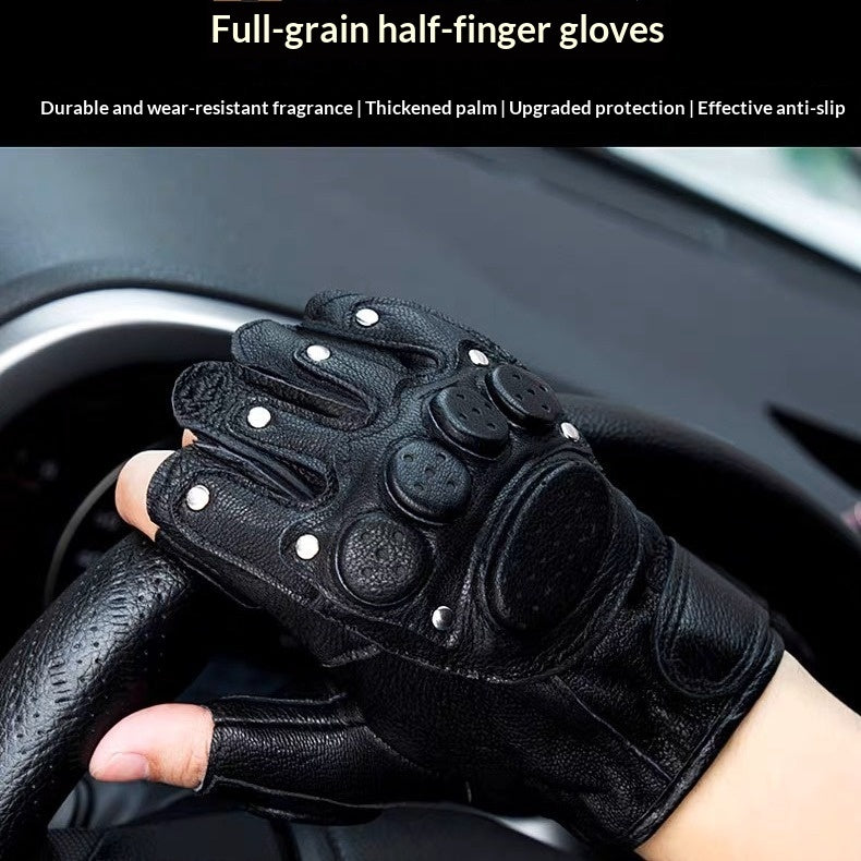 Outdoor Tactical Training Non-Slip Leather Gloves