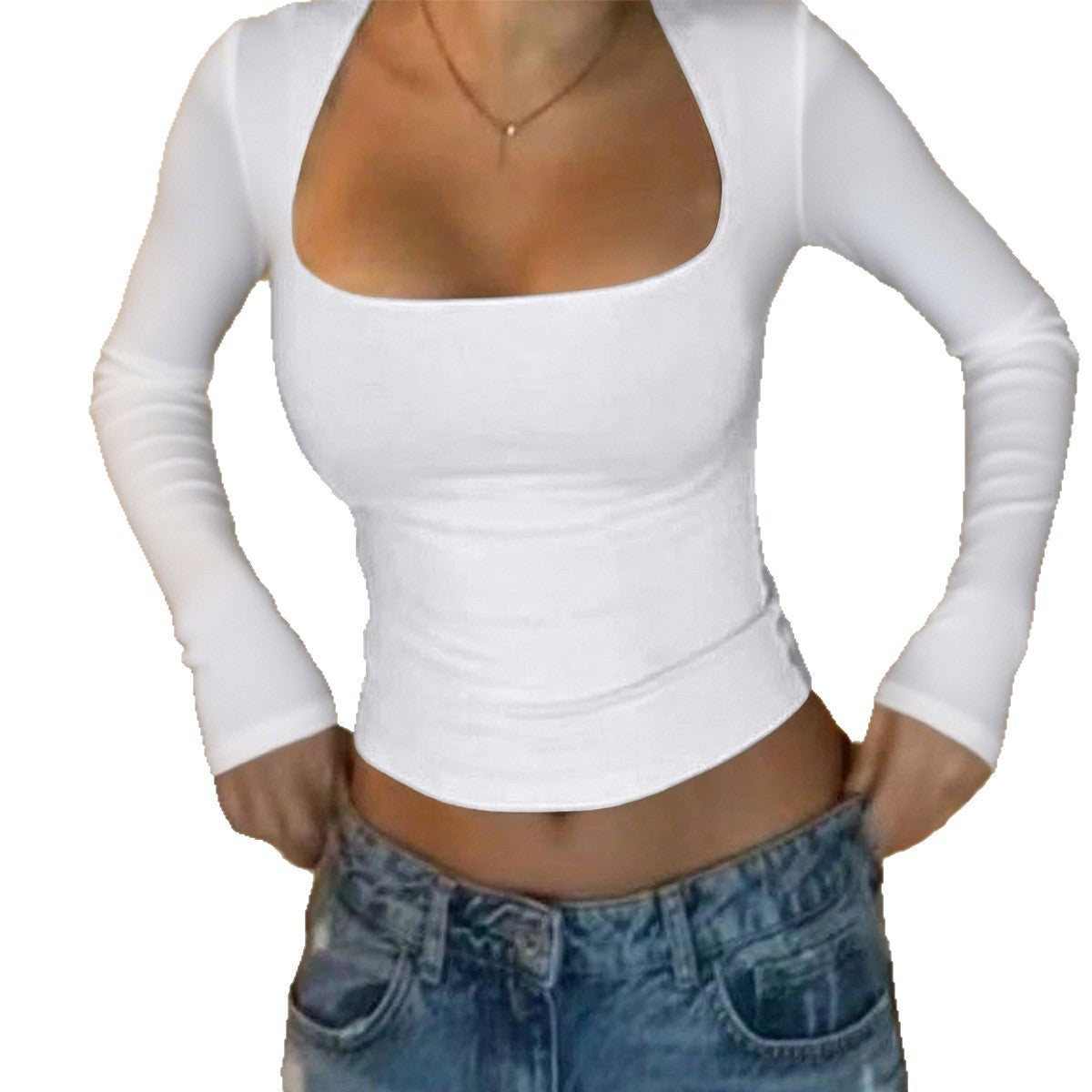 Women's Long-sleeved Slim Vest T-shirt