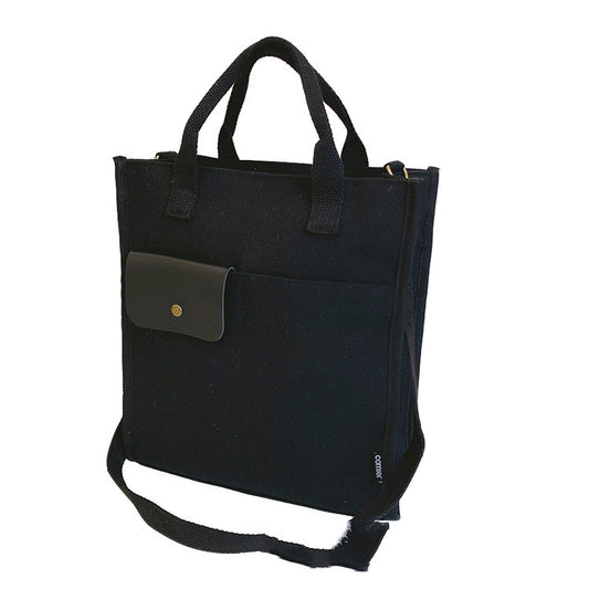 Hand-held One-shoulder Canvas Tote Bag