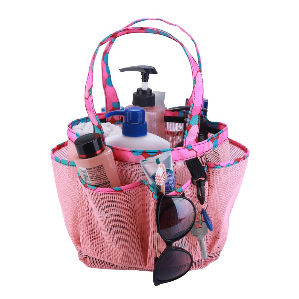 Women's Bathing And Swimming Bag Storage Basket Mesh Carrying