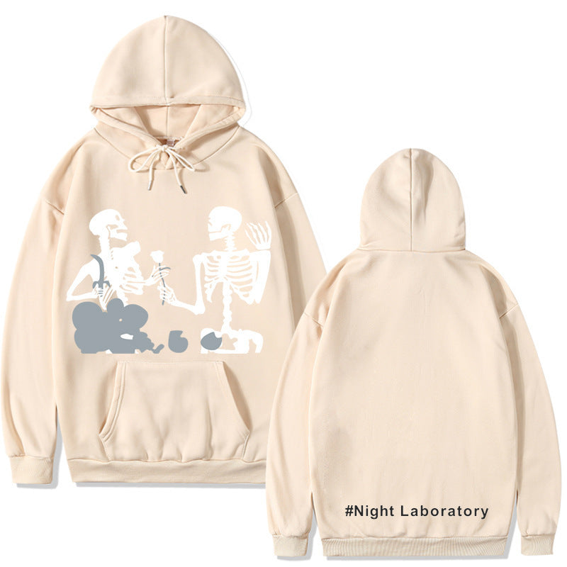 Night Laboratory Korean Style Versatile Personality Hoodie