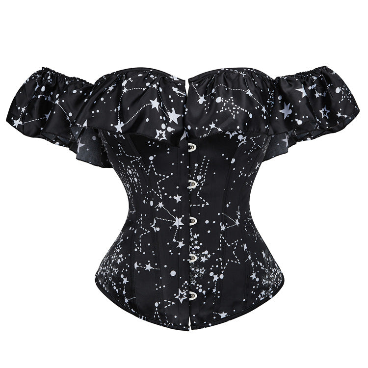 Dame Shapewear Top med Én Skulder Korset