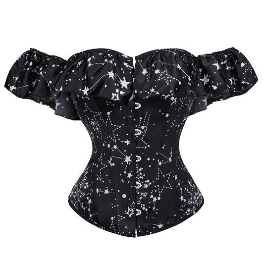 Dame Shapewear Top med Én Skulder Korset