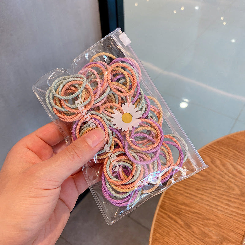 Girl Princess Color Head Hair Tie Rubber Band