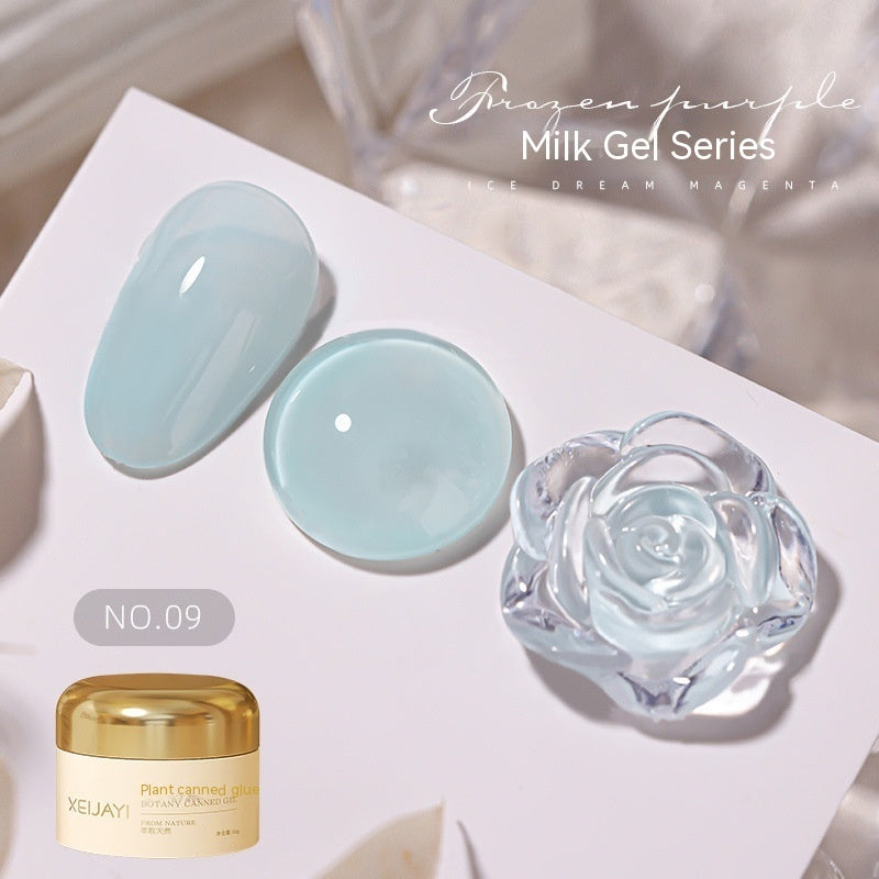 Milk Jelly Solid Color Summer Ice UV Polish
