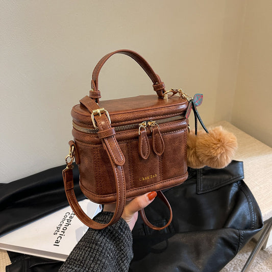 Box Bucket Bag Popular Portable Texture